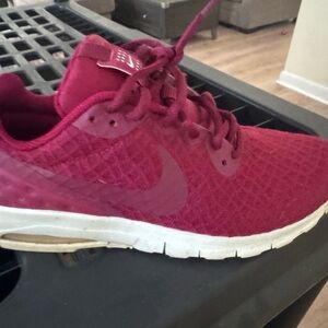 Nike Burgundy Air Max Motion Sneakers